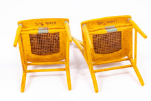 Load image into Gallery viewer, Dollhouse Miniature ~ Hand Painted Kitchen Hutch with Table & Chairs by Linda Sue