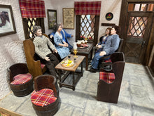 Load image into Gallery viewer, Dollhouse Miniature ~ Artisan Judy Biggs Handmade OOAK The Red Lion English Pub Fully Finished And Furnished