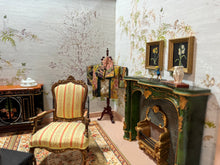 Load image into Gallery viewer, Dollhouse Miniature ~ East Meets West Handmade Decorated Asian Style Roombox With Plexiglass Front