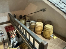 Load image into Gallery viewer, Dollhouse Miniature ~ Artisan Judy Biggs Handmade OOAK The Red Lion English Pub Fully Finished And Furnished