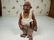 Load image into Gallery viewer, Dollhouse Miniature ~ Artisan Todd Krueger Construction Worker Oragutan Dressed Primate