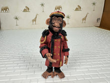 Load image into Gallery viewer, Dollhouse Miniature ~ Artisan Todd Krueger Monkey Bellhop Dressed Primate