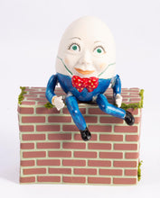 Load image into Gallery viewer, Handmade Porcelain Humpty Dumpty Doll with Brick Wall