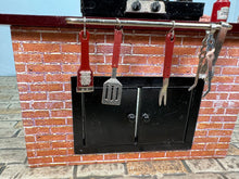 Load image into Gallery viewer, Dollhouse Miniature ~ Decorated Outdoor BBQ Grill Reutter Porcelain Germany