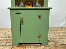 Load image into Gallery viewer, Dollhouse Miniature ~ Artisan Barbara Hill Handmade Decorated Chicken Cupboard