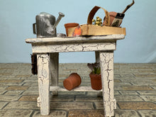 Load image into Gallery viewer, Artisan Handmade Decorated Gardening Table