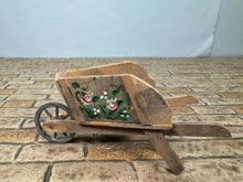 Load image into Gallery viewer, Dollhouse Miniature ~ Artisan Handmade Signed Hand Painted Wheelbarrow