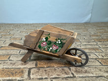Load image into Gallery viewer, Dollhouse Miniature ~ Artisan Handmade Signed Hand Painted Wheelbarrow