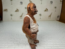 Load image into Gallery viewer, Dollhouse Miniature ~ Artisan Todd Krueger Construction Worker Oragutan Dressed Primate