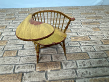 Load image into Gallery viewer, Dollhouse Miniature ~ Artisan Signed Vintage Handmade Windsor Desk Chair Handpainted Aged