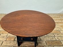 Load image into Gallery viewer, Dollhouse Miniature ~ Artisan Barbara Vajnar - Bubba's Handmade Tilt Top Table With Drawer