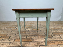 Load image into Gallery viewer, Dollhouse Miniature ~ Artisan Barbara Vajnar - Bubba's Signed Drawer Table (Small Crack in Wood Top)