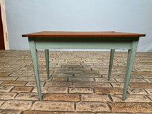 Load image into Gallery viewer, Dollhouse Miniature ~ Artisan Barbara Vajnar - Bubba's Signed Drawer Table (Small Crack in Wood Top)