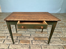 Load image into Gallery viewer, Dollhouse Miniature ~ Artisan Barbara Vajnar - Bubba's Handmade Signed Dark Green Drawer Table