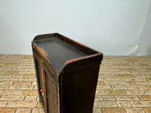 Load image into Gallery viewer, Dollhouse Miniature ~ Artisan Barbara Vajnar - Bubba's Handmade Distressed Black Kitchen Pantry