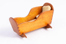 Load image into Gallery viewer, Dollhouse Miniature ~ George Hoffman Baby Rocking Cradle