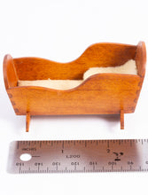 Load image into Gallery viewer, Dollhouse Miniature ~ George Hoffman Baby Rocking Cradle