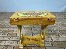 Load image into Gallery viewer, Dollhouse Miniature ~ Artisan Handmade Hand Painted Jewelry Table Case