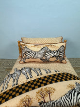 Load image into Gallery viewer, Dollhouse Miniature ~ Signed Artisan Handmade Decorated Zebra Bed