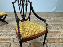 Load image into Gallery viewer, Artisan Geoff Wonnacott Handmade 2 Piece Chair & Ottoman Set