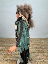 Load image into Gallery viewer, Artisan Handmade Porcelain Native American Chief Male Doll