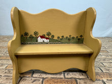 Load image into Gallery viewer, Dollhouse Miniature ~ Artisan Handmade Hand Painted Entryway Bench