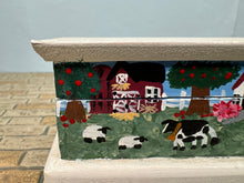 Load image into Gallery viewer, Dollhouse Miniature ~ Artisan Handmade Hand Painted Farm Storage Chest
