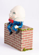 Load image into Gallery viewer, Handmade Porcelain Humpty Dumpty Doll with Brick Wall