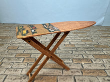 Load image into Gallery viewer, Vintage Artisan Handmade Hand Painted Ironing Board