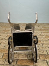 Load image into Gallery viewer, Vintage Artisan Handmade Wheel Chair Working Wheels