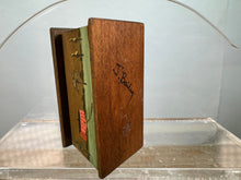 Load image into Gallery viewer, Dollhouse Miniature ~ Artisan Janet Bailey Signed OOAK Handpainted Green Chest