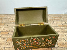 Load image into Gallery viewer, Vintage Artisan Handmade Hand Painted Nautical Chest