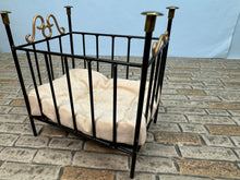 Load image into Gallery viewer, Vintage Artisan CYR Handmade Metal Crib Made In England