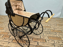 Load image into Gallery viewer, Vintage Artisan CYR Handmade Metal Carriage Stroller Made In England
