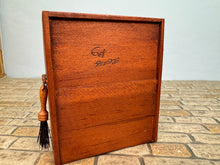 Load image into Gallery viewer, Vintage 1976 Artisan George Hoffman Signed OOAK Handpainted Firewood Chest