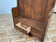 Load image into Gallery viewer, Artisan Handmade Entryway Bench With Drawer, Coat Hanger Shelf & Hooks