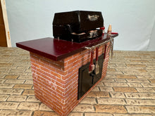 Load image into Gallery viewer, Dollhouse Miniature ~ Decorated Outdoor BBQ Grill Reutter Porcelain Germany