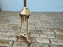 Load image into Gallery viewer, Vintage Artisan Signed Handmade Hand Painted Fire Screen