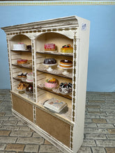 Load image into Gallery viewer, Dollhouse Miniature ~ Artisan Carol Smith Handmade Decorated Bakery Display Case Handmade Cakes Deserts