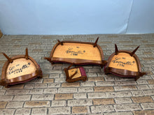 Load image into Gallery viewer, Dollhouse Miniature ~ Vintage Artisan Pat Leonetta Handmade Victorian 4 Piece Sofa & Chair Set