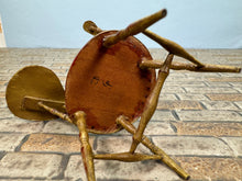 Load image into Gallery viewer, Dollhouse Miniature ~ Artisan Signed Vintage Handmade Windsor Desk Chair Handpainted Aged