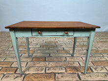 Load image into Gallery viewer, Dollhouse Miniature ~ Artisan Barbara Vajnar - Bubba's Signed Drawer Table (Small Crack in Wood Top)