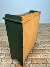 Load image into Gallery viewer, Dollhouse Miniature ~ Artisan Barbara Vajnar - Bubba's Handmade Distressed Dark Green Kitchen Pantry