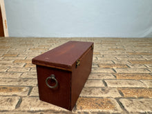 Load image into Gallery viewer, Dollhouse Miniature ~ Artisan Barbara Vajnar - Bubba's Handmade Signed Storage Chest With Handles