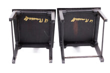 Load image into Gallery viewer, Dollhouse Miniature ~ Art Russel Set of 4 Black Asian Chairs, Handmade IGMA