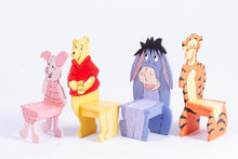 Load image into Gallery viewer, Dollhouse Miniature ~ Handmade Valerie Casson Winnie The Pooh Chairs Set