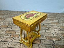Load image into Gallery viewer, Dollhouse Miniature ~ Artisan Handmade Hand Painted Jewelry Table Case