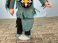Load image into Gallery viewer, Artisan Handmade Porcelain Native American Chief Male Doll