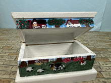 Load image into Gallery viewer, Dollhouse Miniature ~ Artisan Handmade Hand Painted Farm Storage Chest