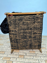 Load image into Gallery viewer, Artisan Handmade Decorated Gold Bed